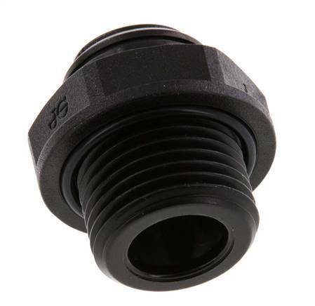 10mm x G1/2'' POM Insteekfitting Buitendraad NBR [2 Stuks]