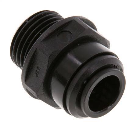 12mm x G1/2'' POM Insteekfitting Buitendraad NBR [2 Stuks]