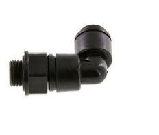 4mm x G1/8'' 90 graden L-verbinding POM Insteekfitting Buitendraad Draaibaar NBR [2 Stuks]
