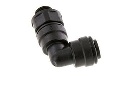 6mm x G1/8'' 90 graden L-verbinding POM Insteekfitting Buitendraad Draaibaar NBR [2 Stuks]