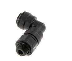 6mm x G1/8'' 90 graden L-verbinding POM Insteekfitting Buitendraad Draaibaar NBR [2 Stuks]