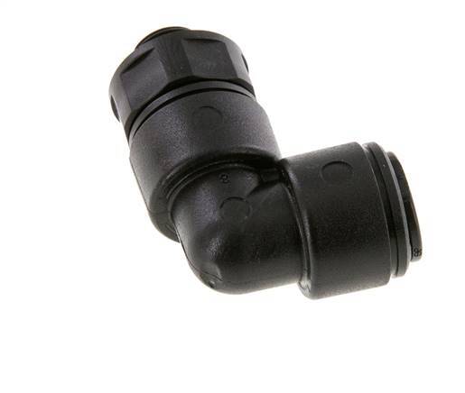 8mm x G1/8'' 90 graden L-verbinding POM Insteekfitting Buitendraad Draaibaar NBR [2 Stuks]