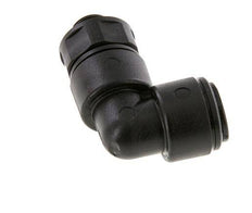 8mm x G1/8'' 90 graden L-verbinding POM Insteekfitting Buitendraad Draaibaar NBR [2 Stuks]
