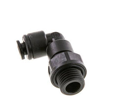 5mm x G1/4'' 90 graden L-verbinding POM Insteekfitting Buitendraad Draaibaar NBR [2 Stuks]