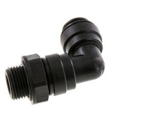 10mm x G3/8'' 90 graden L-verbinding POM Insteekfitting Buitendraad Draaibaar NBR