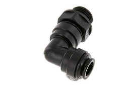 10mm x G3/8'' 90 graden L-verbinding POM Insteekfitting Buitendraad Draaibaar NBR