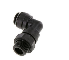 10mm x G3/8'' 90 graden L-verbinding POM Insteekfitting Buitendraad Draaibaar NBR