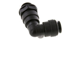 12mm x G3/8'' 90 graden L-verbinding POM Insteekfitting Buitendraad Draaibaar NBR