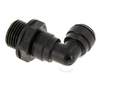 10mm x G1/2'' 90 graden L-verbinding POM Insteekfitting Buitendraad Draaibaar NBR