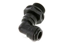 10mm x G1/2'' 90 graden L-verbinding POM Insteekfitting Buitendraad Draaibaar NBR