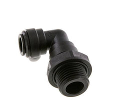 10mm x G1/2'' 90 graden L-verbinding POM Insteekfitting Buitendraad Draaibaar NBR