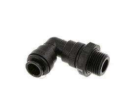12mm x G1/2'' 90 graden L-verbinding POM Insteekfitting Buitendraad Draaibaar NBR