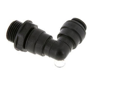 12mm x G1/2'' 90 graden L-verbinding POM Insteekfitting Buitendraad Draaibaar NBR