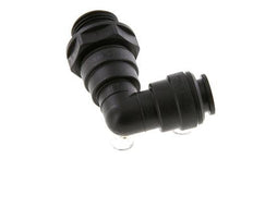 12mm x G1/2'' 90 graden L-verbinding POM Insteekfitting Buitendraad Draaibaar NBR