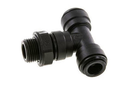 10mm x G3/8'' inline T-stuk POM Insteekfitting Buitendraad FDA Draaibaar NBR