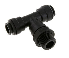 12mm x G1/2'' inline T-stuk POM Insteekfitting Buitendraad FDA Draaibaar NBR