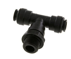12mm x G1/2'' inline T-stuk POM Insteekfitting Buitendraad FDA Draaibaar NBR