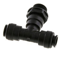 12mm x G1/2'' inline T-stuk POM Insteekfitting Buitendraad FDA Draaibaar NBR
