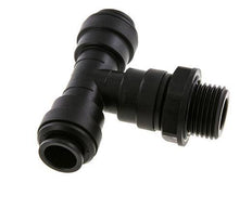 12mm x G1/2'' inline T-stuk POM Insteekfitting Buitendraad FDA Draaibaar NBR