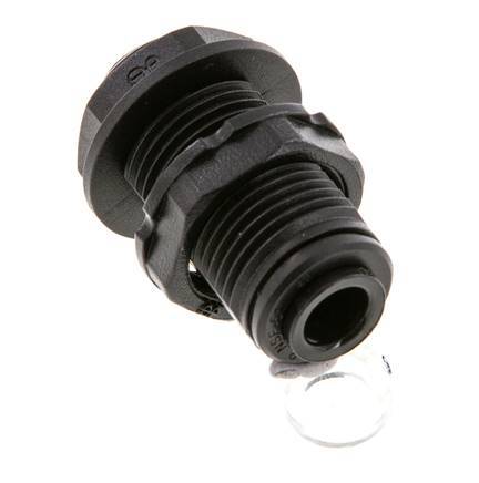 6mm POM Insteekfitting Schotdoorvoer NBR [2 Stuks]
