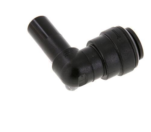 12mm x 12mm 90 graden L-verbinding POM Insteekfitting Plug NBR [2 Stuks]
