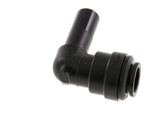 12mm x 12mm 90 graden L-verbinding POM Insteekfitting Plug NBR [2 Stuks]