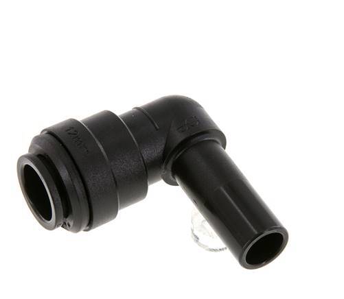 12mm x 12mm 90 graden L-verbinding POM Insteekfitting Plug NBR [2 Stuks]
