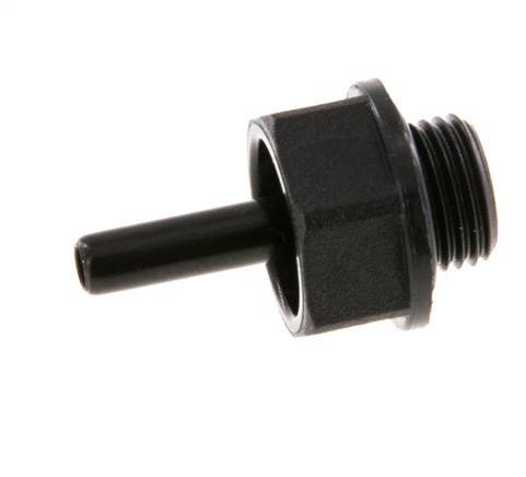 4mm x G1/8'' insteekfitting POM buitendraad NBR [5 Stuks]