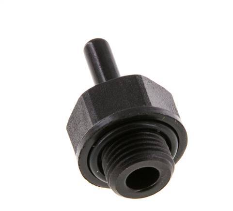 4mm x G1/8'' insteekfitting POM buitendraad NBR [5 Stuks]