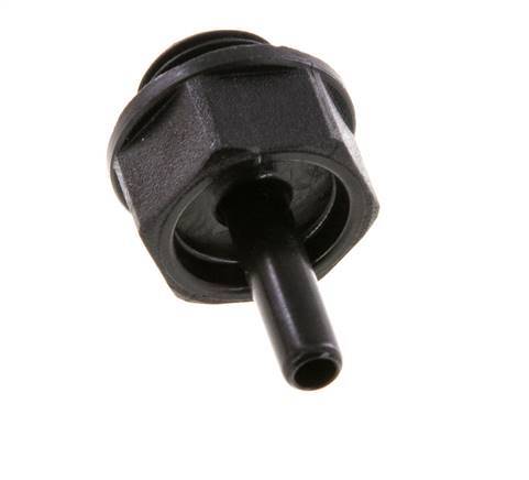 4mm x G1/8'' insteekfitting POM buitendraad NBR [5 Stuks]