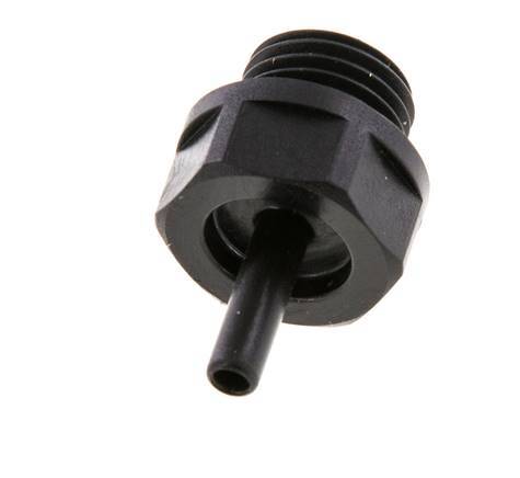 4mm x G1/4'' insteekfitting POM buitendraad NBR [5 Stuks]