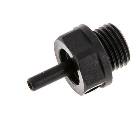 4mm x G1/4'' insteekfitting POM buitendraad NBR [5 Stuks]