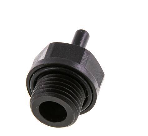 4mm x G1/4'' insteekfitting POM buitendraad NBR [5 Stuks]