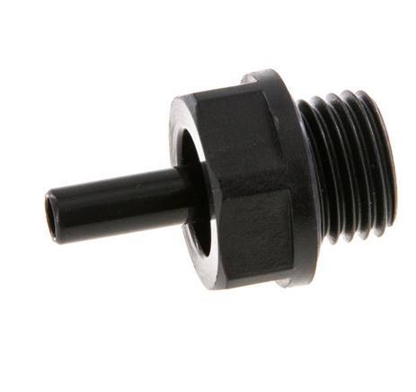 5mm x G1/4'' insteekfitting POM buitendraad NBR [5 Stuks]