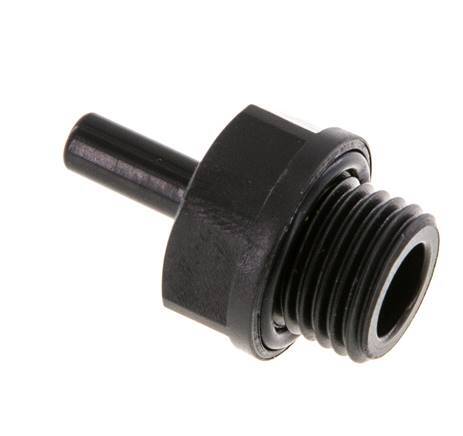 5mm x G1/4'' insteekfitting POM buitendraad NBR [5 Stuks]