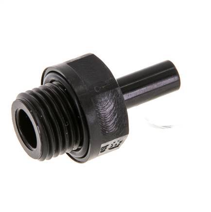 6mm x G1/4'' insteekfitting POM buitendraad NBR [5 Stuks]