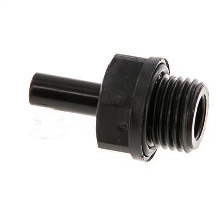 6mm x G1/4'' insteekfitting POM buitendraad NBR [5 Stuks]