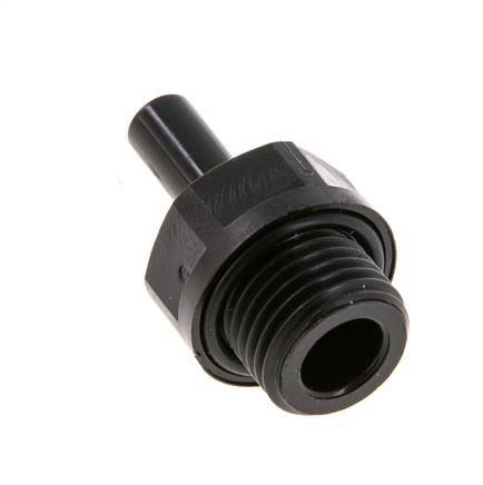 6mm x G1/4'' insteekfitting POM buitendraad NBR [5 Stuks]