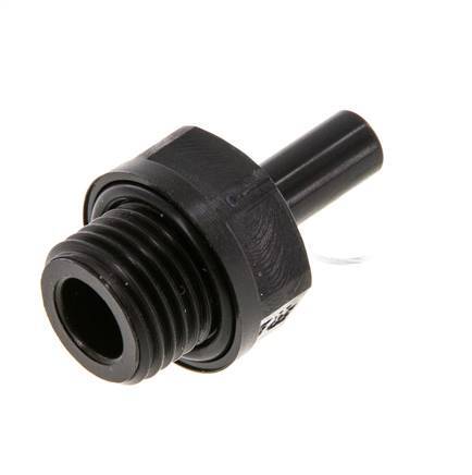 6mm x G1/4'' insteekfitting POM buitendraad NBR [5 Stuks]