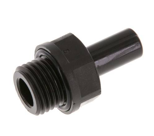 8mm x G1/4'' insteekfitting POM buitendraad NBR [5 Stuks]