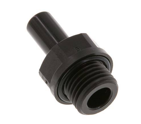 8mm x G1/4'' insteekfitting POM buitendraad NBR [5 Stuks]