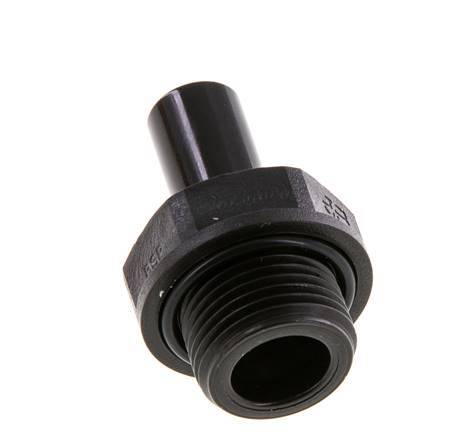 10mm x G3/8'' insteekfitting POM buitendraad NBR [5 Stuks]