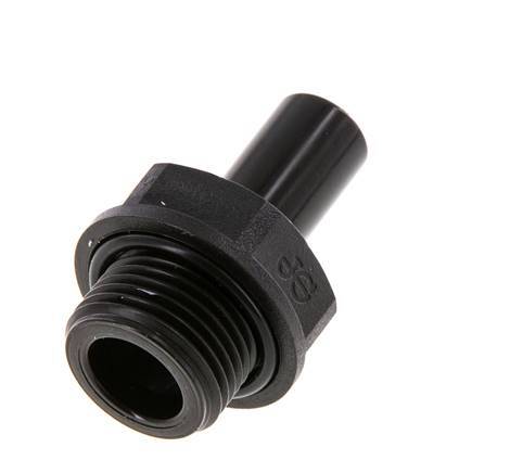 10mm x G3/8'' insteekfitting POM buitendraad NBR [5 Stuks]