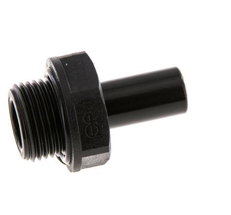10mm x G3/8'' insteekfitting POM buitendraad NBR [5 Stuks]