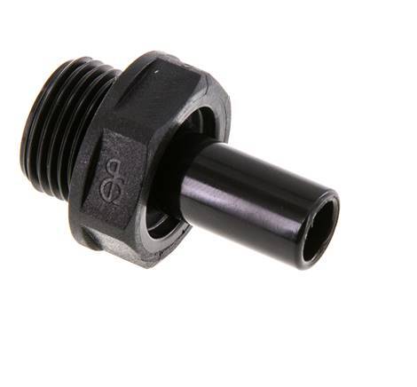 10mm x G3/8'' insteekfitting POM buitendraad NBR [5 Stuks]