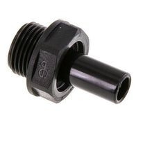 10mm x G3/8'' insteekfitting POM buitendraad NBR [5 Stuks]