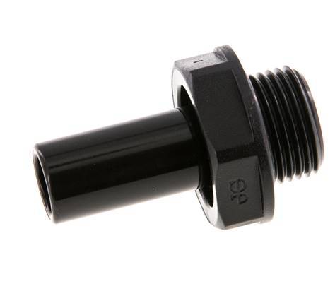 12mm x G3/8'' insteekfitting POM buitendraad NBR [5 Stuks]