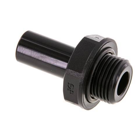 12mm x G3/8'' insteekfitting POM buitendraad NBR [5 Stuks]