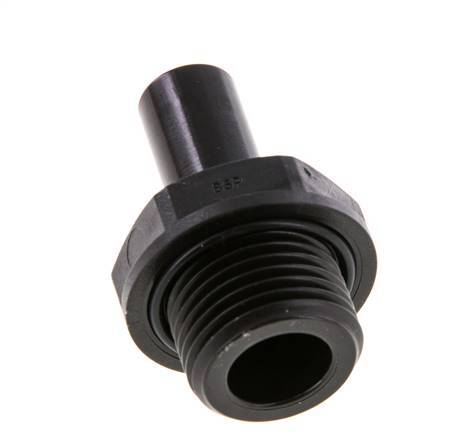 12mm x G1/2'' insteekfitting POM Buitendraad NBR [2 Stuks]