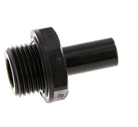 12mm x G1/2'' insteekfitting POM Buitendraad NBR [2 Stuks]